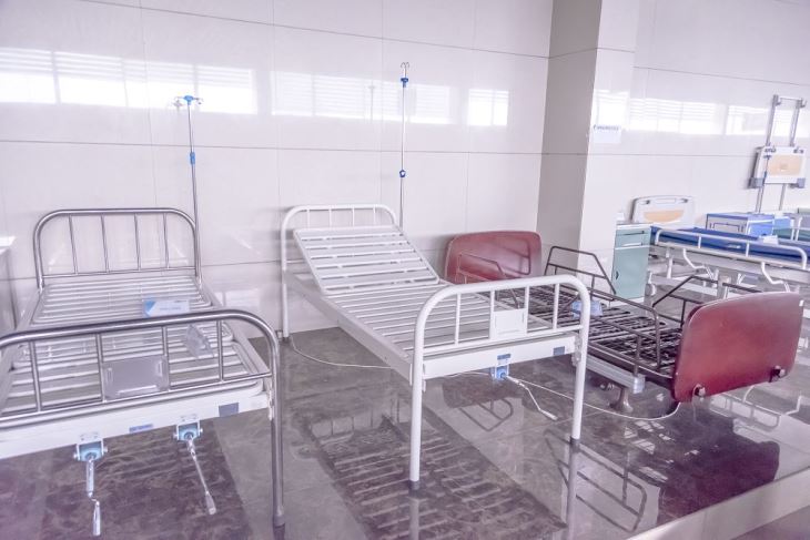 Stainless Steel Hospital Bed