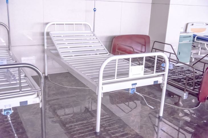 Stainless Steel Hospital Bed